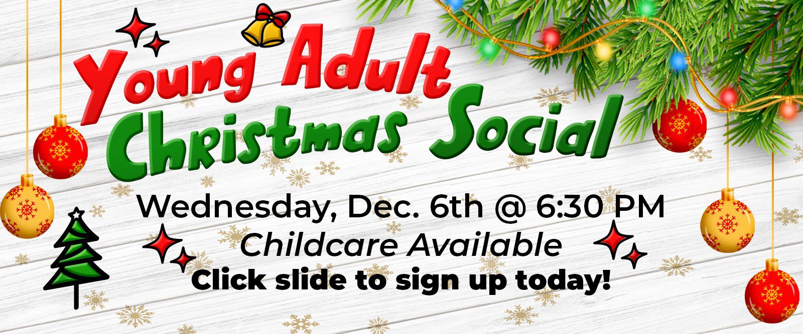 REVISED 2023 Young Adults Christmas Social Slide